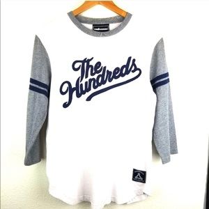 The Hundreds Men M Shirt Raglan Baseball Tshirt